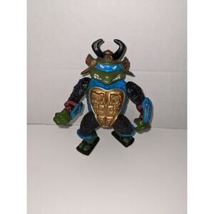 1990 TMNT Teenage Mutant Ninja Turtle Leonardo Sewer Samuri Action Figure